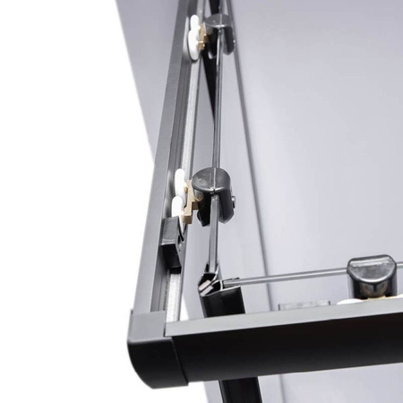 Kabina prysznicowa kwadratowa Czarna Black 90x90cm 5MM 23180201