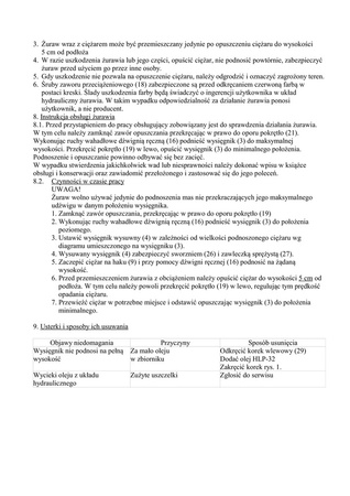 Żuraw hydrauliczny ręczny (udźwig: od 750 do 1500kg) 5877833