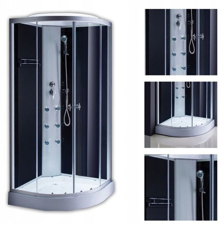 Kabina prysznicowa z hydromasażem 100x100 23178213