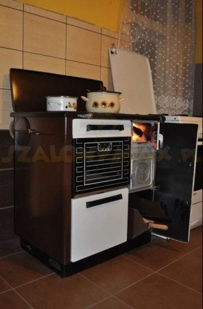 Kuchnia, angielka, moc kuchni/wody: 9,2/3,2kW, Jawor z wężownicą (nieobudowana, kolor: biały) - spełnia anty-smogowy EkoProjekt 25980268