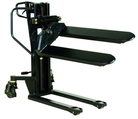 Wózek paletowy podnośnikowy z przechyłem GermanTech (max wysokość: 900 mm, udźwig: 800 kg, długość wideł: 1140 mm) 99724828