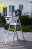 Drabina magazynowa jezdna FARAONE z wejściem jednostronnym (wysokość robocza: 310-418cm) 99679708
