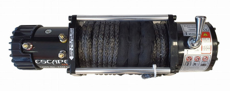 Wyciągarka Escape 12000 lbs 12.0x [5443kg] z liną syntetyczną 12V (lina: 9mm 10m szara) 81878848