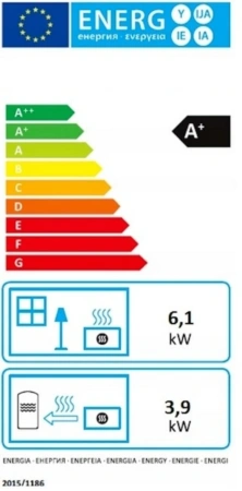 Piec kuchenka kuchnia westfalka z piekarnikiem i płaszczem wodnym 10kW (średnica wylotu spalin: 150 mm, kolor: czarny) - spełnia anty-smogowy EkoProjekt 04483326