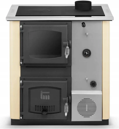 Kuchnia węglowa kocioł CO z płaszczem wodnym 12-14kW, do wyboru: kolor kuchni (średnica wylotu spalin: 120 mm) - spełnia anty-smogowy EkoProjekt 99681703