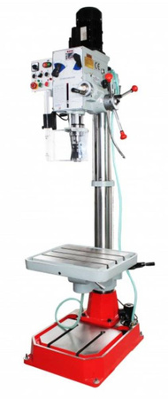 Wiertarka przekładniowa z automatycznym posuwem w osi Z/pionowym Holzmann (zakres pracy w poziomie/pionie: 260/754 mm, moc: 1,6 kW) 44350072