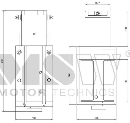 Wyciągarka linowa - 2000lbs - 907kg - 2 piloty - 15m 45680778