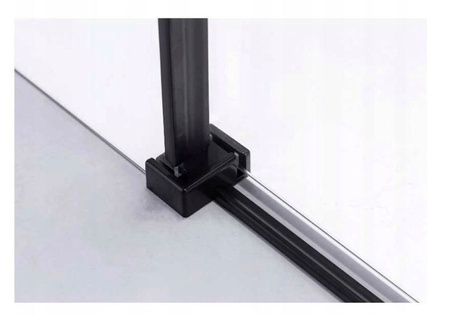 Kabina prysznicowa 100x90 szkło 8mm czarna 23178249