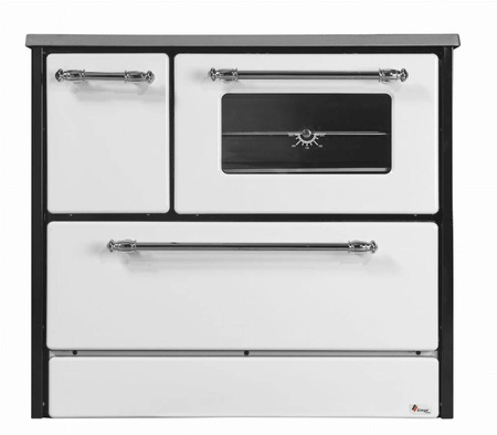 Kuchnia węglowa emaliowana westfalka z piekarnikiem 9,32-11,32kW (kolor: biały, średnica wylotu spalin: 130 mm) - spełnia anty-smogowy EkoProjekt 99682162