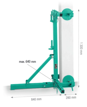 Mocowanie okienne do wciągarek 200kg 05683173
