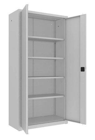 Szafa biurowa z drzwiami skrzydłowymi Korpus popiel drzwi popiel (wymiary: 199x100x43,5 cm) 09279694