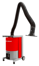 Samoczyszczące urządzenie filtrujące ramionami odciągowymi do dużych ilości dymu i pyłu Schweibkraft (wydatek: maks. 1 100 m³/h, moc: 1,5 kW) 32278507