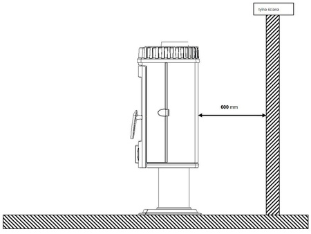 Piec wolnostojący 8kW Mesnil (górna średnica wylotu spalin: 150mm, kolor: antracyt) - spełnia anty-smogowy EkoProjekt 86854939
