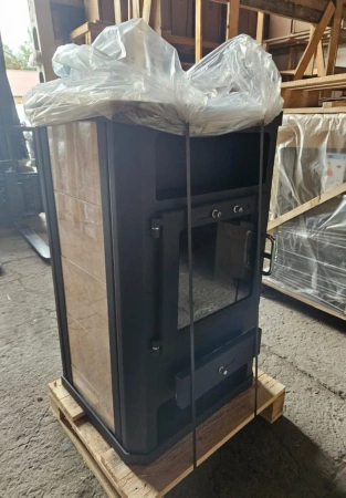 Piec kominek na drewno z płaszczem wodnym 11kW - spełnia anty-smogowy EkoProjekt 48283281