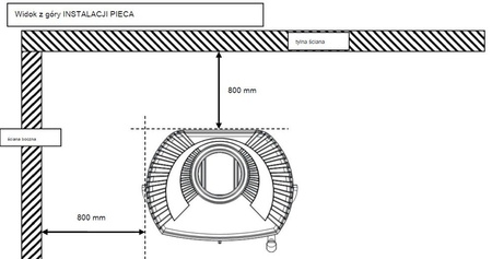 Piec wolnostojący 10kW Cassine (górna średnica wylotu spalin: 150mm, kolor: antracyt) spełnia anty-smogowy EkoProjekt 86854943