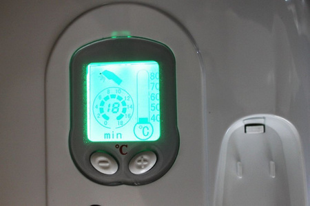 Profesjonalna suszarka do włosów basenowa, hotelowa ze sterowaniem LCD 44578402