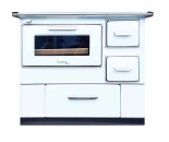 Kuchnia węglowa, angielka z piekarnikiem 9,5-16kW na drewno i węgiel, bez płaszcza wodnego (kolor: biały) 88866964