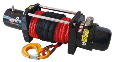 Wyciągarka KingOne ORCA 11.0 [4990kg] z liną syntetyczną 12V (lina: 10mm 25m w oplocie 9500 kg +hak) 81877873