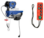 Wciągarka z suwnicą elektryczną MSW + pilot (udźwig: 800 kg, szer. belki: 68-110 mm, wys. podnoszenia: 12m) 45680716