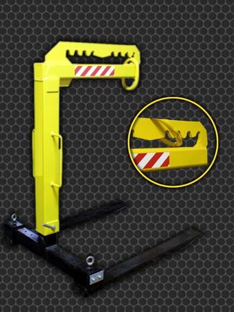 Widły do palet z uchwytem ustawnym (udźwig: 2T) 