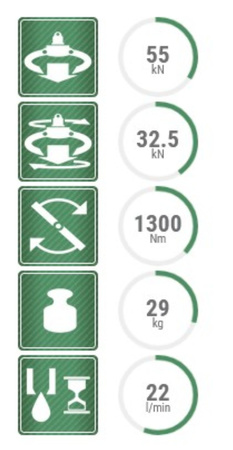 Rotator hydrauliczny 55 kN 91382952