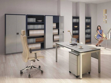 Solidna szafa metalowa wymagania RODO!, kolor: RAL7035 (jasnoszary) (wymiary: 1990x800x435 mm) 09276455