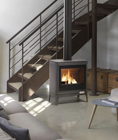 Piec wolnostojący 9kW Kazan GA (kolor: emalia antracyt) - spełnia anty-smogowy EkoProjekt 86876404