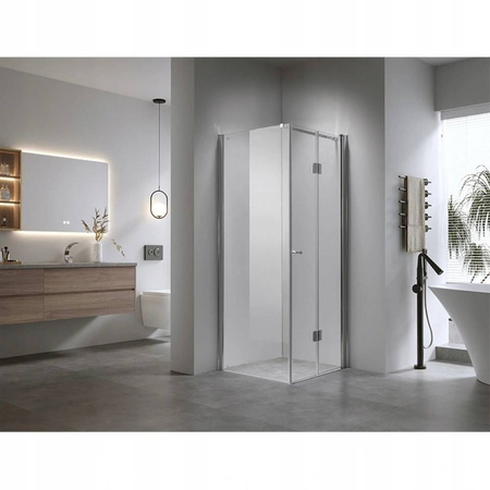 Kabina prysznicowa 80x80 szkło 6mm kwadrat 23178209