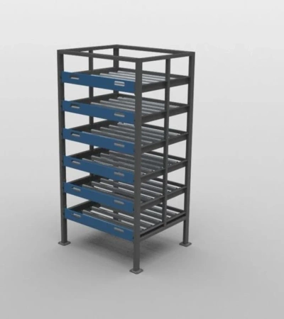 Regał rolkowy 6-półkowy odkładczy 16083238