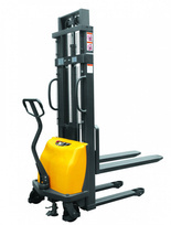 Wózek podnośnikowy elektryczny sztaplarka GermanTech (udźwig: 1000 kg, długość wideł: 1150 mm, wysokość podnoszenia: 90-1600 mm) 99782246