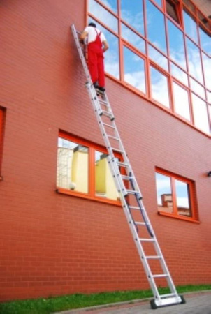 FANMART Drabina aluminiowa (wysokość robocza: 6,60 m) 47681867