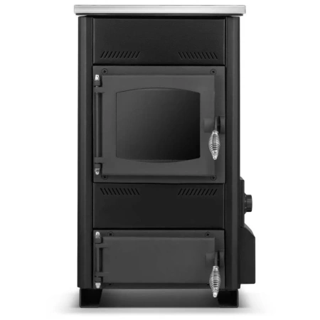 Kuchnia węglowa kocioł piec CO z płaszczem wodnym 10-12kW (kolor: czarny, średnica wylotu spalin: 118 mm) - spełnia anty-smogowy EkoProjekt 99682506