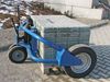 Ręczny wózek widłowy do transportu palet •, dodatkowo długa rączka (udźwig: 1500 kg, długość wideł: 1250mm)