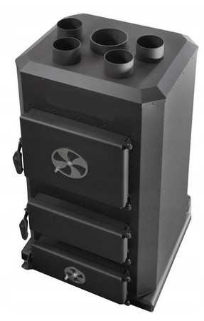 Piec nadmuchowy 25kW, blacha kotłowa 6 i 10mm (paliwo: drewno, miał węglowy, węgiel brunatny, węgiel kamienny, pellet) 95472711