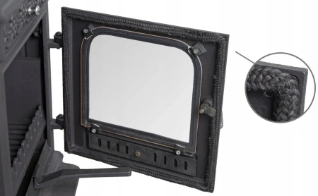 Piec koza żeliwny kominek kominkowy 6,7/9 kW (kolor: czarny) spełnia anty-smogowy EkoProjekt 04481618