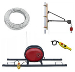 Napęd wciągarki przykręcana 500/30m + szyna H - do wyboru sterowanie ręczne, lina, ramię robocze z masztem 08179943