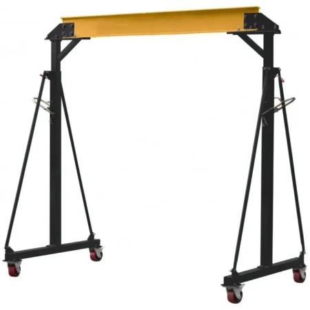 Suwnica bramowa z zestawem rozszerzenia (udźwig: 1000 kg, szerokość: 2300 + 200 mm, wysokość: 2500 - 3600 mm) + wciągarka linowa z wózkiem elektrycznym TRETOS Force 20m (udźwig: 500/990 kg, wysokość podnoszenia: 20m / 10m) 02883279