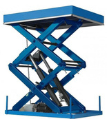 Podnośnik, podest nożycowy (udźwig: 4000 kg, wymiary platformy: 2000x1200mm, wysokość podnoszenia min/max: 300-1600 mm, moc: 2,3kW) 01870602