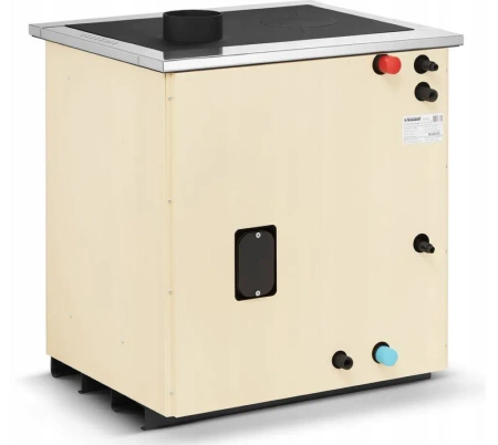 Kuchnia węglowa kocioł CO z płaszczem wodnym 12-14kW, do wyboru: kolor kuchni (średnica wylotu spalin: 120 mm) - spełnia anty-smogowy EkoProjekt 99681703