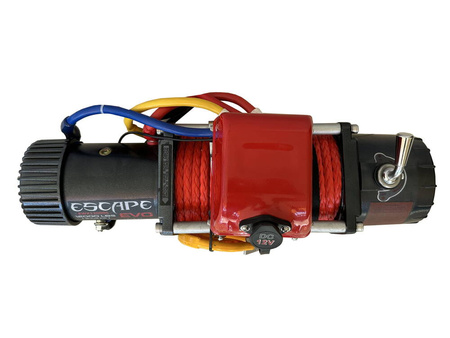 Wyciągarka Escape EVO 12000 lbs [5443 kg] EWX-S z liną syntetyczną 12V (lina: 10 mm czerwona dyneema 28m 10400kg +hak) 81877741