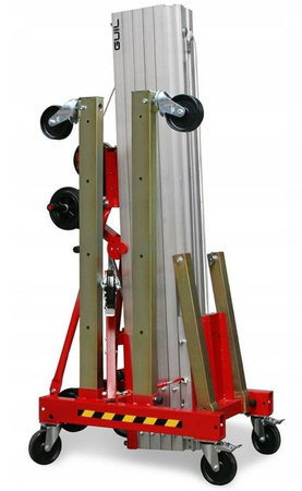 Podnośnik towarowy z wciągarką z automatycznym hamulcem (maks. wysokość podnoszenia: 6 m, maks. udźwig: 320 kg) 27481901