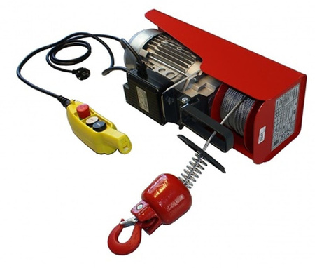 Wciągarka 200kg/30m elektryczna linowa budowlana - do wyboru ramię, maszt, podpory, uchwyt rusztowania 08179931