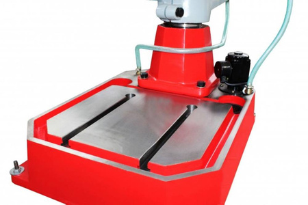 Wiertarka przekładniowa z automatycznym posuwem w osi Z/pionowym Holzmann (zakres pracy w poziomie/pionie: 260/754 mm, moc: 1,6 kW) 44350072