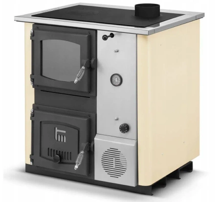 Kuchnia węglowa kocioł CO z płaszczem wodnym 12-14kW, do wyboru: kolor kuchni (średnica wylotu spalin: 120 mm) - spełnia anty-smogowy EkoProjekt 99681703
