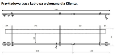 Trasa kablowa do wyciągarki 3,0t 12m 33981089