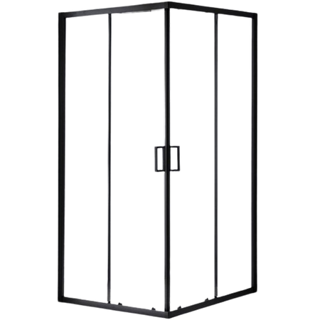 Kabina prysznicowa kwadratowa Czarna Black 90x90cm 5MM 23180201