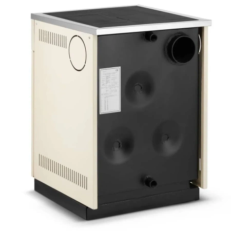 Kuchnia węglowa kocioł c.o. piec kominek z płaszczem wodnym 20-23kW (kolor: beżowy, średnica wylotu spalin: 130 mm) - spełnia anty-smogowy EkoProjekt 99682567