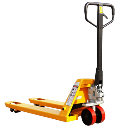 Paleciak Wózek paletowy magazynowy koła PU (udźwig: 2500 kg, długość wideł: 1150 mm, wysokość podnoszenia 195 mm) 85079839
