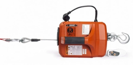 Wyciągarka elektryczna przenośna z pilotem 230V (udźwig: 450 kg, długość liny: 4,6m, moc: 1,2KM) 85083024
