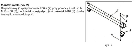 Wyciągarka uciągu pionowego w zestawie z wózkiem 230V (udźwig: 500/990 kg, wysokość podnoszenia: 12m / 6m) + do wyboru suwnica 55982891